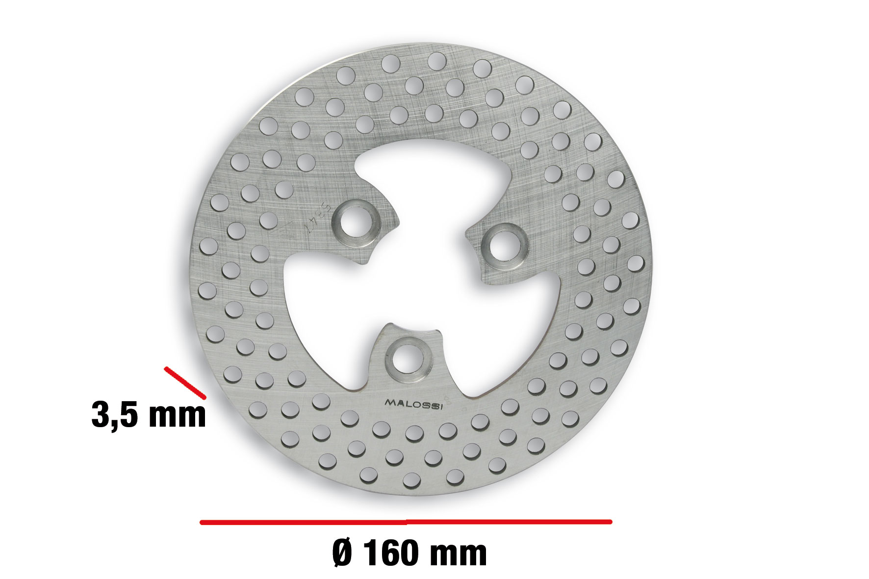 Malossi Brake Disc BRAKE POWER DISC External diameter 160-thickness 3.5 mm Honda SFX 50 2T